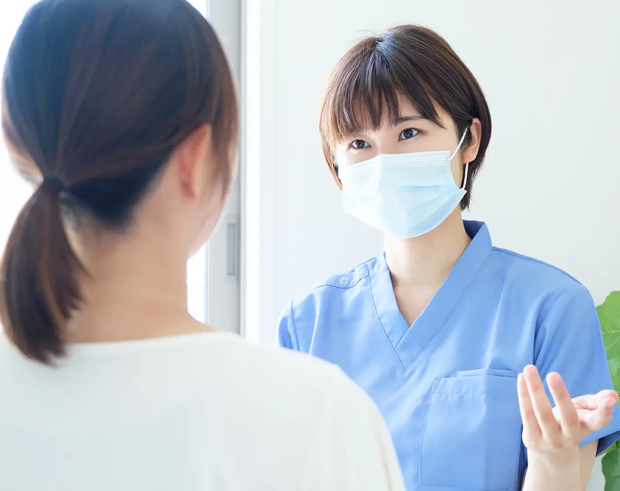 丁寧な治療説明